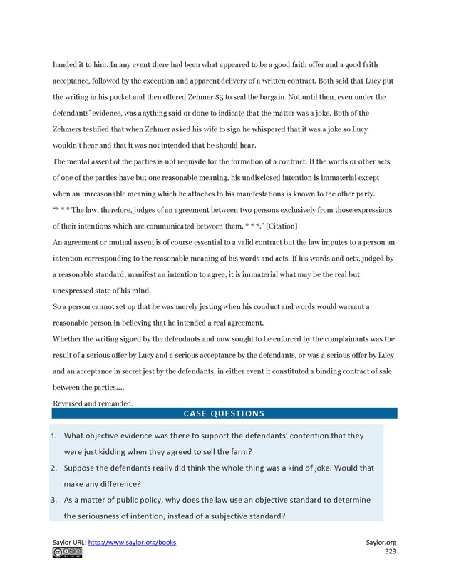 Business Law and the Legal Environment - Page 323